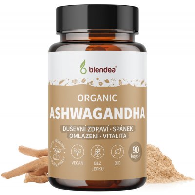 Blendea Ashwagandha BIO Organic 90 kapslí – Zbozi.Blesk.cz