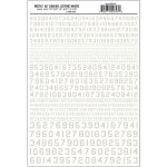 Woodland Scenics propisot číslice USA Gothic bílé MG747 – Zboží Dáma