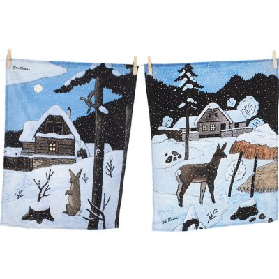 Matějovský LADA Srnka + Zajíc 50 x 64 cm 2 ks – Zboží Dáma