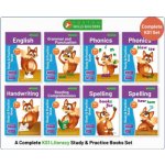 Complete Key Stage 1 Literacy Study & Practice Books - 8-book bundle! English, Phonics, Spelling, Handwriting, Reading Comprehension for AGES 4 - 7 - Foxton Books – Hledejceny.cz