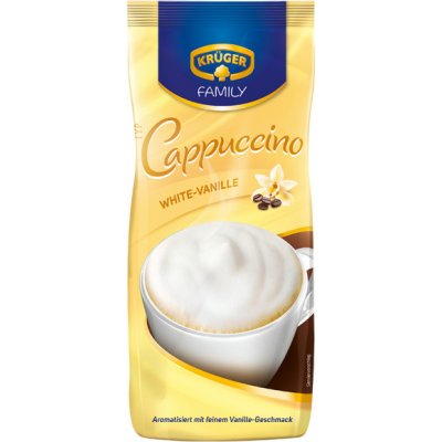 Krüger bílé Cappuccino s příchutí vanilky 0,5 kg – Zboží Mobilmania