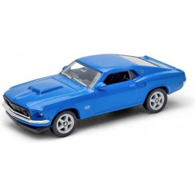 Welly Ford Mustang 1969 Boss 429 černý 1:34-39 – Zboží Mobilmania