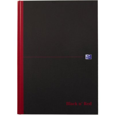 Oxford Black & Red A4 čtverečkovaný zápisník 2992 00 – Zbozi.Blesk.cz