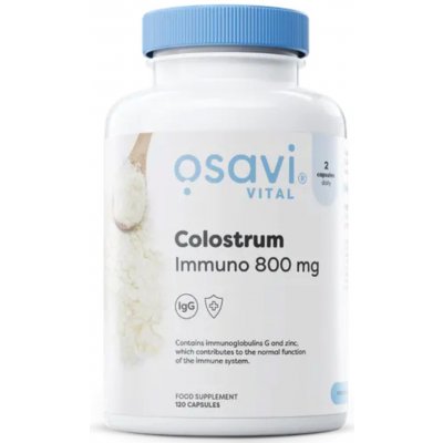Osavi Colostrum Bovinum Immuno, kravské kolostrum, 800 mg, 120 kapslí – Hledejceny.cz