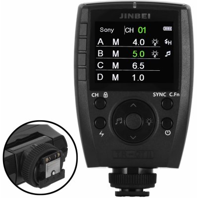 Jinbei TR-Q7 Mk II S odpalovač s TTL a HSS pro Sony – Zboží Živě