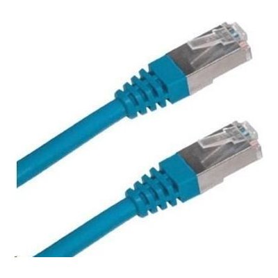 XtendLan PK_6ASFTP005blue Patch, Cat 6A, SFTP, LSFRZH, 0,5m, modrý – Zboží Živě