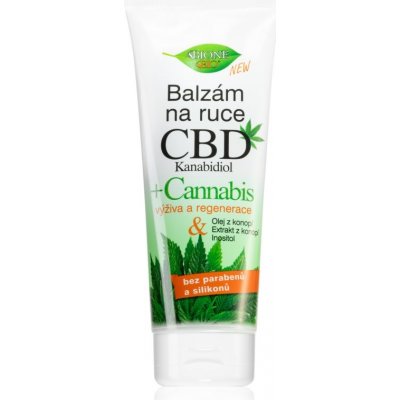 Bione Cosmetics Cannabis CBD regenerační balzám na ruce 205 ml – Zboží Mobilmania