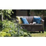 Keter Corfu Love Seat hnědá – Sleviste.cz