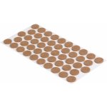 Walteco Filcové podložky, průměr 20mm, samolepící, světle hnědé, 48 ks , 85047 – Sleviste.cz