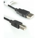 4World 04680 USB 2.0 AM-BM 5m, šedý