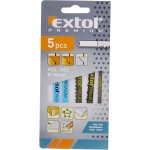 Extol Premium plátky do přímočaré pily-mix sada 5ks úchyt UNIVERSAL 8805600 – Zboží Dáma