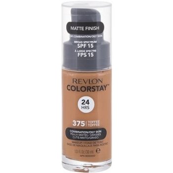 Revlon Colorstay Combination Oily Skin make-up pro smíšenou až mastnou pleť  SPF15 375 Toffee 30 ml od 145 Kč - Heureka.cz