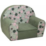 Fimex Dětské křesílko Puntíky šedé – Zboží Dáma