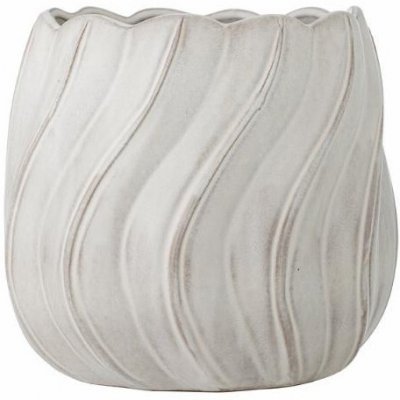 Kameninový květináč Isidora White 20 cm Bloomingville – Hledejceny.cz