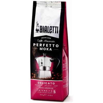 Bialetti Perfetto Moka Delicato mletá 250 g – Zboží Mobilmania