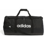 adidas Linear Duffel L BLACK/BLACK/WHITE černá 65 L – Zboží Mobilmania