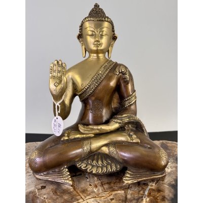 Kovová soška Budha 28 cm