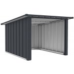 Garáž pro robotickou sekačku G21 88x62x98 cm, antracitová – Sleviste.cz