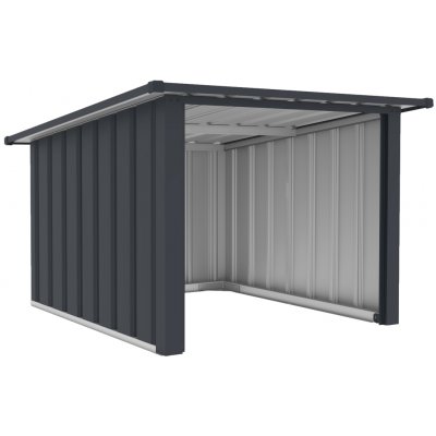 Garáž pro robotickou sekačku G21 88x62x98 cm, antracitová – Sleviste.cz