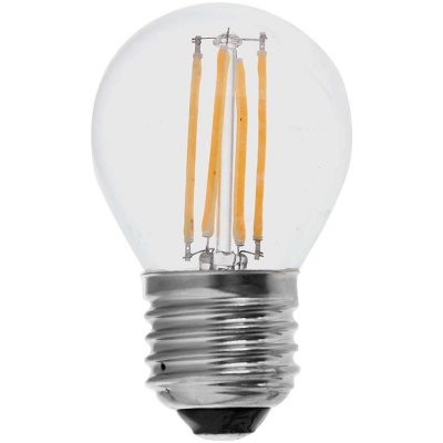 V-TAC Retro LED žárovka E27, 4W, 400lm, G45, 3000K Studená bílá – Zboží Mobilmania