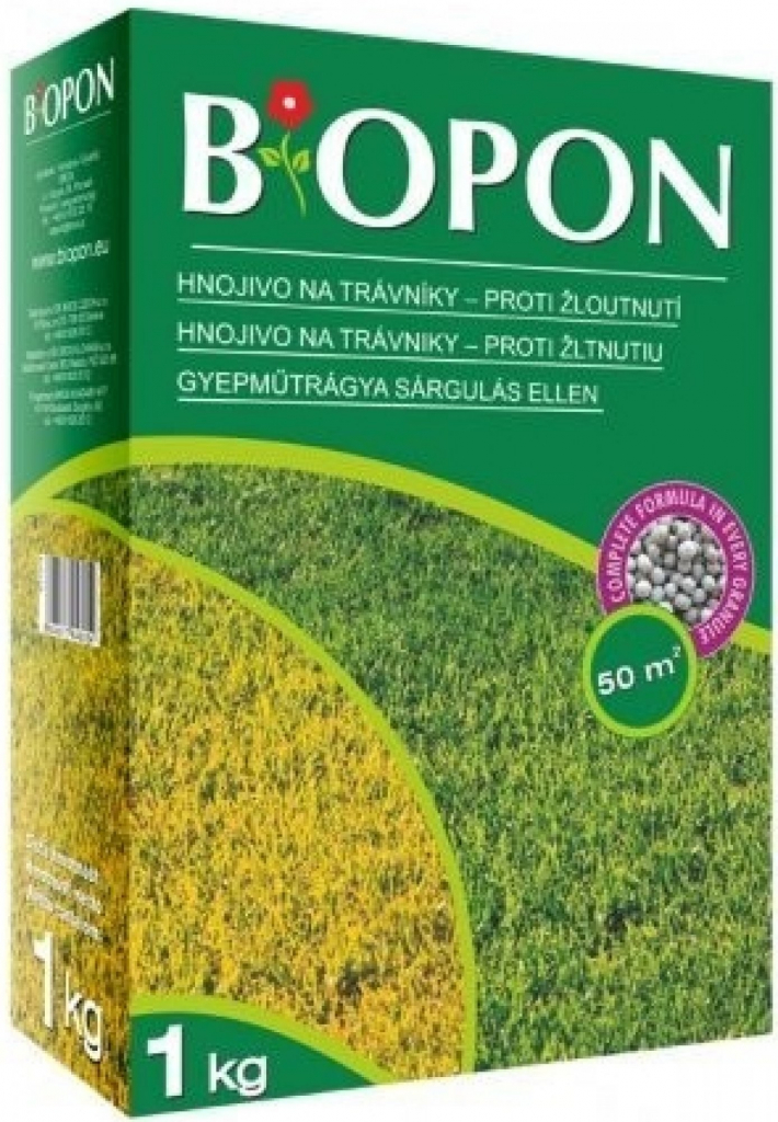 NohelGarden Hnojivo BOPON na trávník proti žloutnutí 1 kg