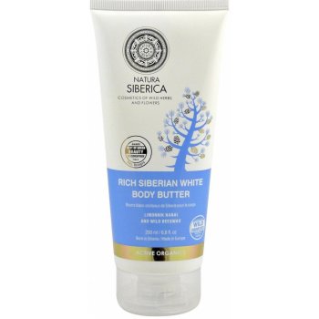 Natura Siberica Hustý sibiřský bílý olej na tělo Thick Siberian White Body Butt 200 ml