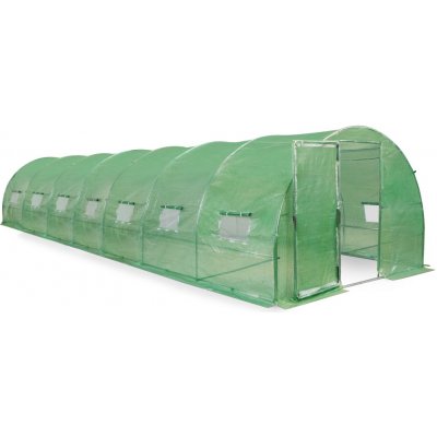 Garden Point s kovovým rámem 3x10x2m GAP441 zelený s dveřmi – Zbozi.Blesk.cz