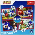 TREFL Sonic Dobrodružná jízda 4v1 35,48,54,70 dílků – Zboží Dáma
