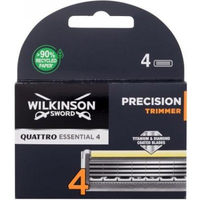 Wilkinson Sword Quattro Essential 4 Precision 4 ks – Zbozi.Blesk.cz