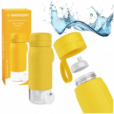 Wessper B2 Glass Actitex 0,5 l žlutá/zlatá – Zbozi.Blesk.cz