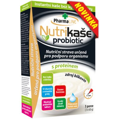 Nutrikaše probiotic s proteinem 3 x 60 g – Zboží Mobilmania