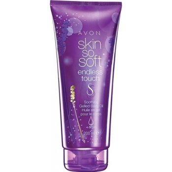 Avon Skin So Soft Endless Touch zklidňující gelový tělový olej 200 ml