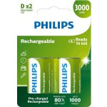 Philips D 3000mAh 2ks R20B2A300/10 – Zbozi.Blesk.cz