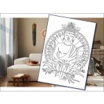 Radost v písku Šablona na pískování Buddha 50x70cm – Zboží Dáma