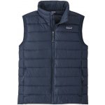 Patagonia Down Sweater dětská vesta tmavě modrá – Zboží Dáma