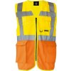 Pracovní oděv Korntex Bezpečnostní reflexní vesta Berlin žlutá - oranžová