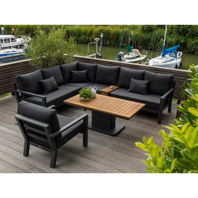 Timber Luka sedací souprava antracitová – Hledejceny.cz