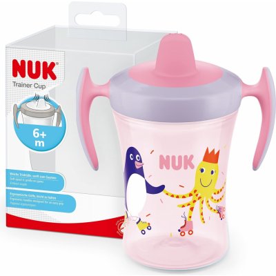 Nuk hrníček na učení Evolution Trainer Cup růžová 230 ml – Sleviste.cz