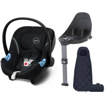 Cybex Aton M + Základna 2021 Deep Black