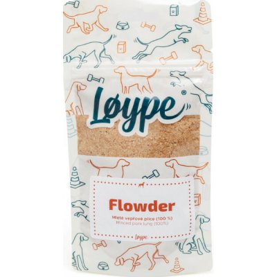 Løype Loype Flowder moučka z vepřových plic 50 g – Hledejceny.cz