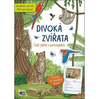 Svět zvířat v samolepkách divoká zvířata – Zboží Dáma