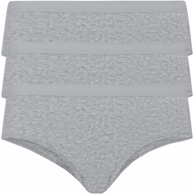 esmara Dámské kalhotky s BIO bavlnou, 3 kusy (S (36/38), šedá)