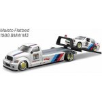 MAISTO design Elite Transport Maisto Flatbed + 1988 BMW M3 1:64 – Hledejceny.cz