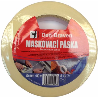 Den Braven Maskovací páska 25 mm x 50 m