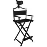 Beautylushh profesionální skládací kosmetické křeslo z bukového dřeva Oxford 600D černá – Zboží Dáma