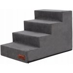 Doggy Schody pro psa SAVOY šedé S výška 30 cm 3 schody – Hledejceny.cz