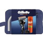 Gillette Cestovní sada ProGlide holicí strojek + Fusion gel na holení 200 ml + stojan – Sleviste.cz