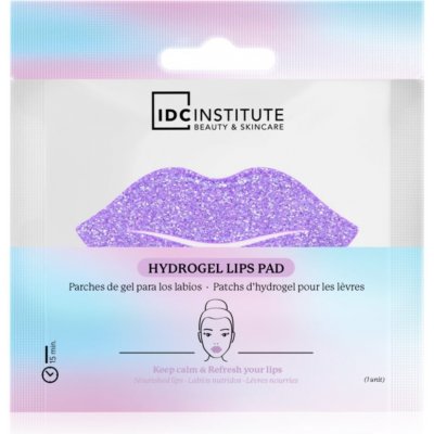 IDC Institute Glitter Lip Purple hydrogelová maska na rty 1 ks – Hledejceny.cz