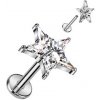 Piercing Šperky4U piercing do brady labreta titan TIT1278-C