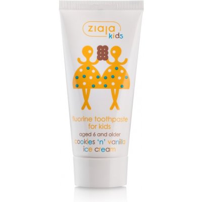 Ziaja Kids Cookies and Vanilla Ice Cream dětská zubní pasta 50 ml – Zbozi.Blesk.cz